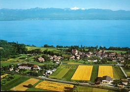 PERROY Le Lac Léman et le Mont Blanc