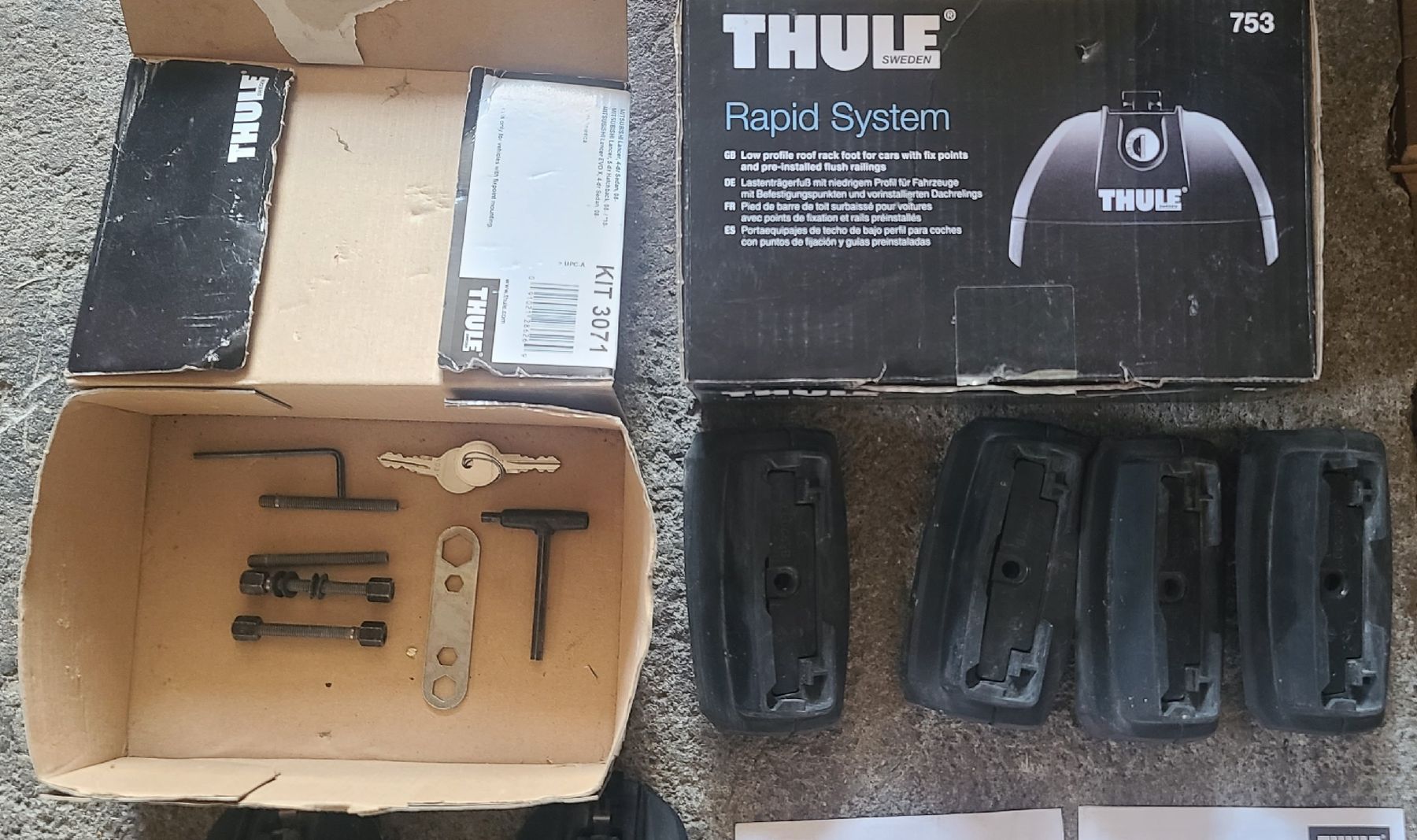 Thule Barres de toit: Thule 753 + 3071  – D'occasion à Conters par dave_freak 1