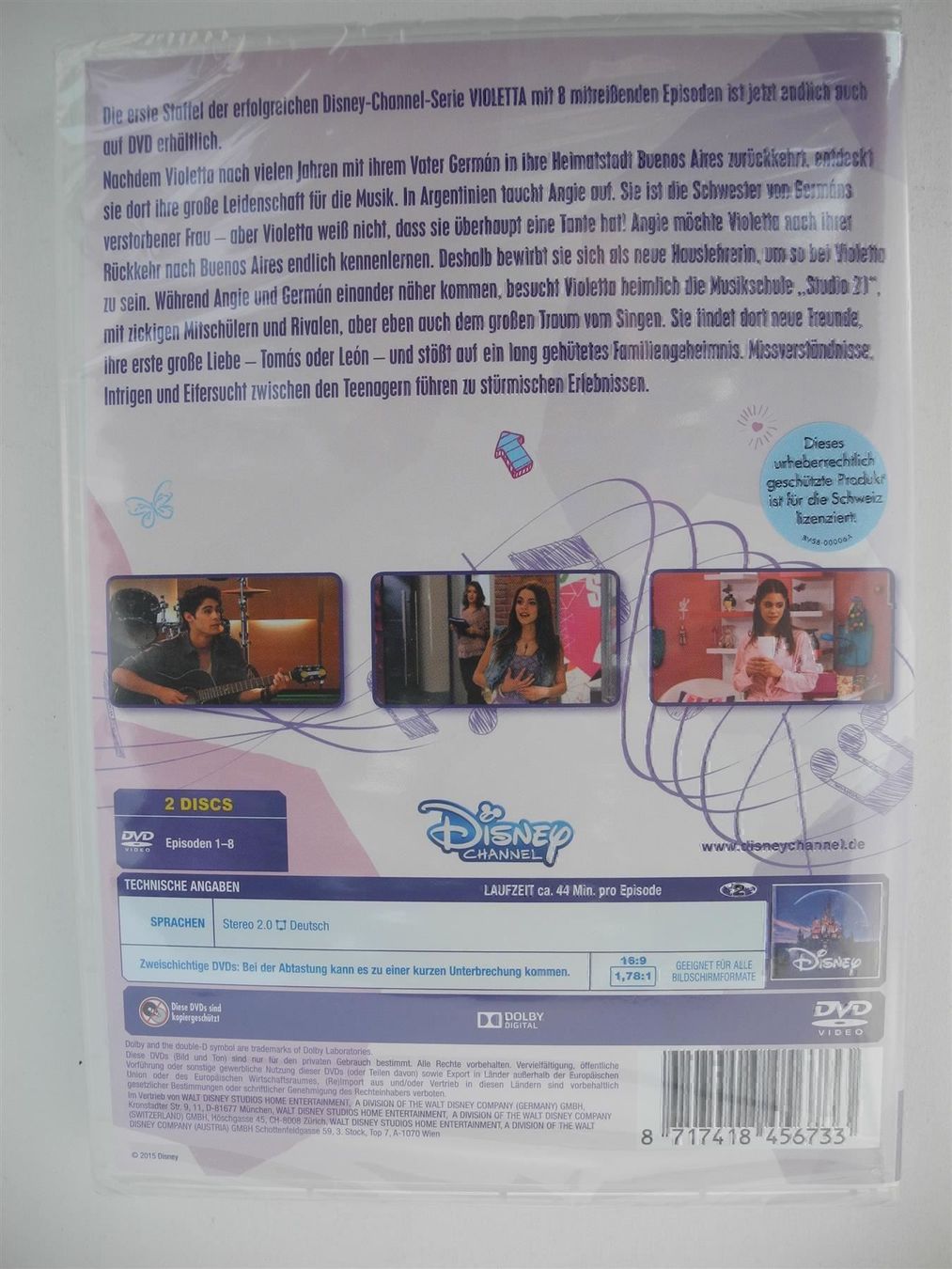 Tutti i DVDs: DVD Disney Violetta Volume 1, Nr. 487 – Nuovo e nell'imballaggio originale da Kottwil venduto da Crazyrolf 1