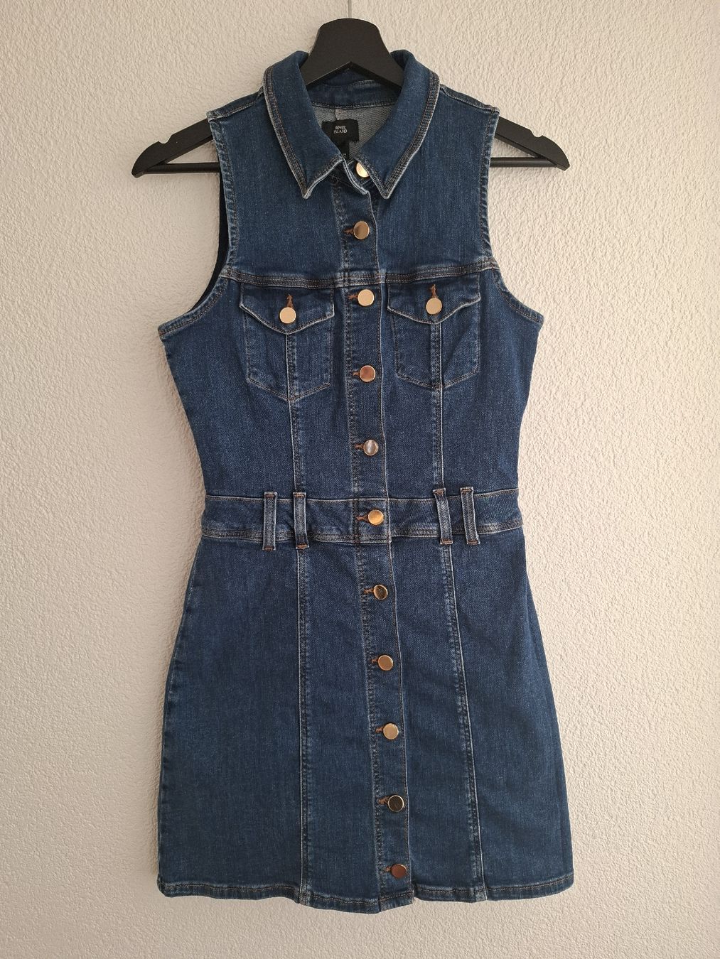 Vestiti: River Island Jeanskleid, Grösse 34 – Usato da Fischbach-Göslikon venduto da MilanDanis