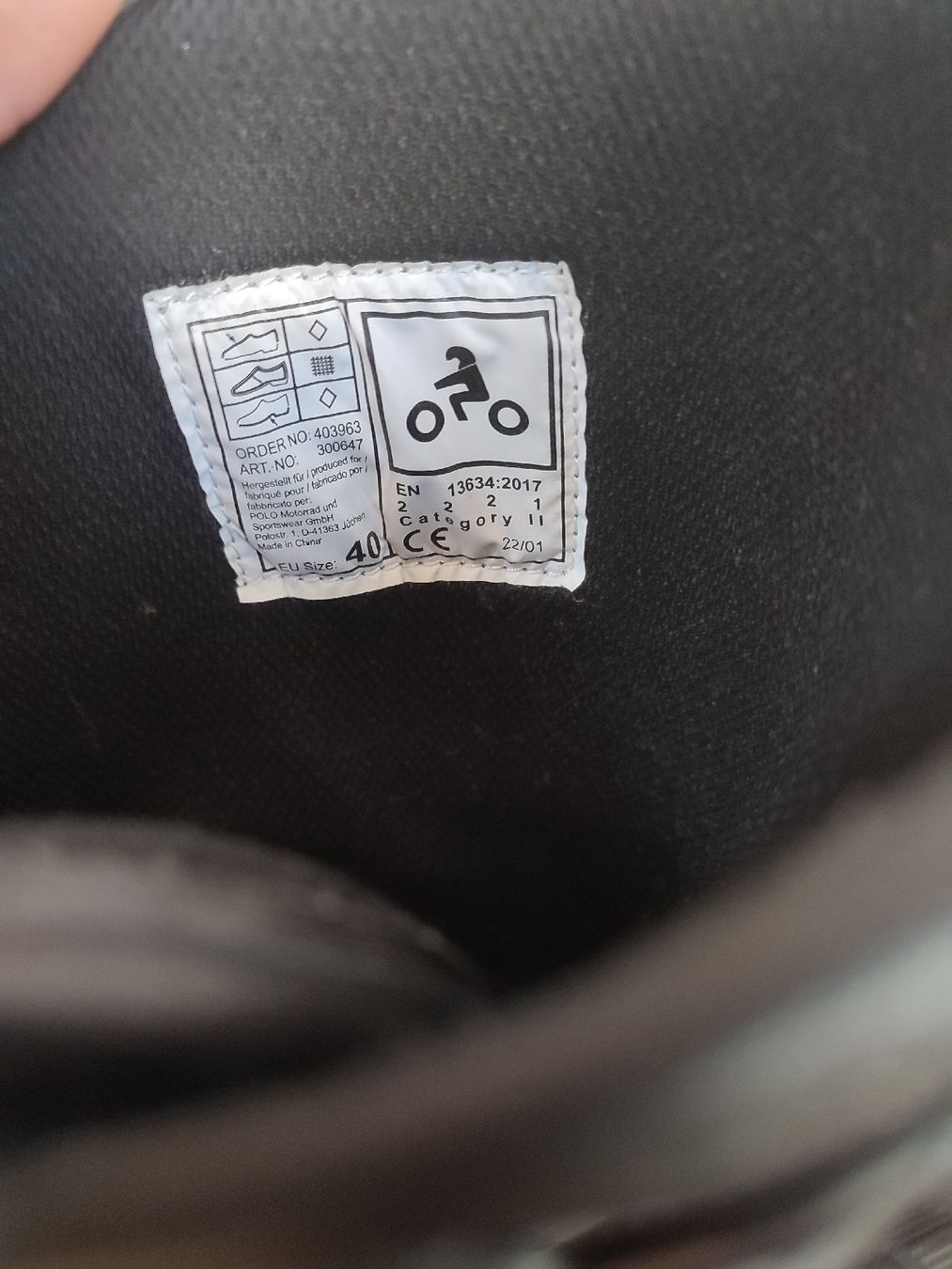 Scarpe da uomo: FLM Motorradstiefel lang Gr.40 – Nuovo (secondo la descrizione) da Uznach venduto da maril0u 2