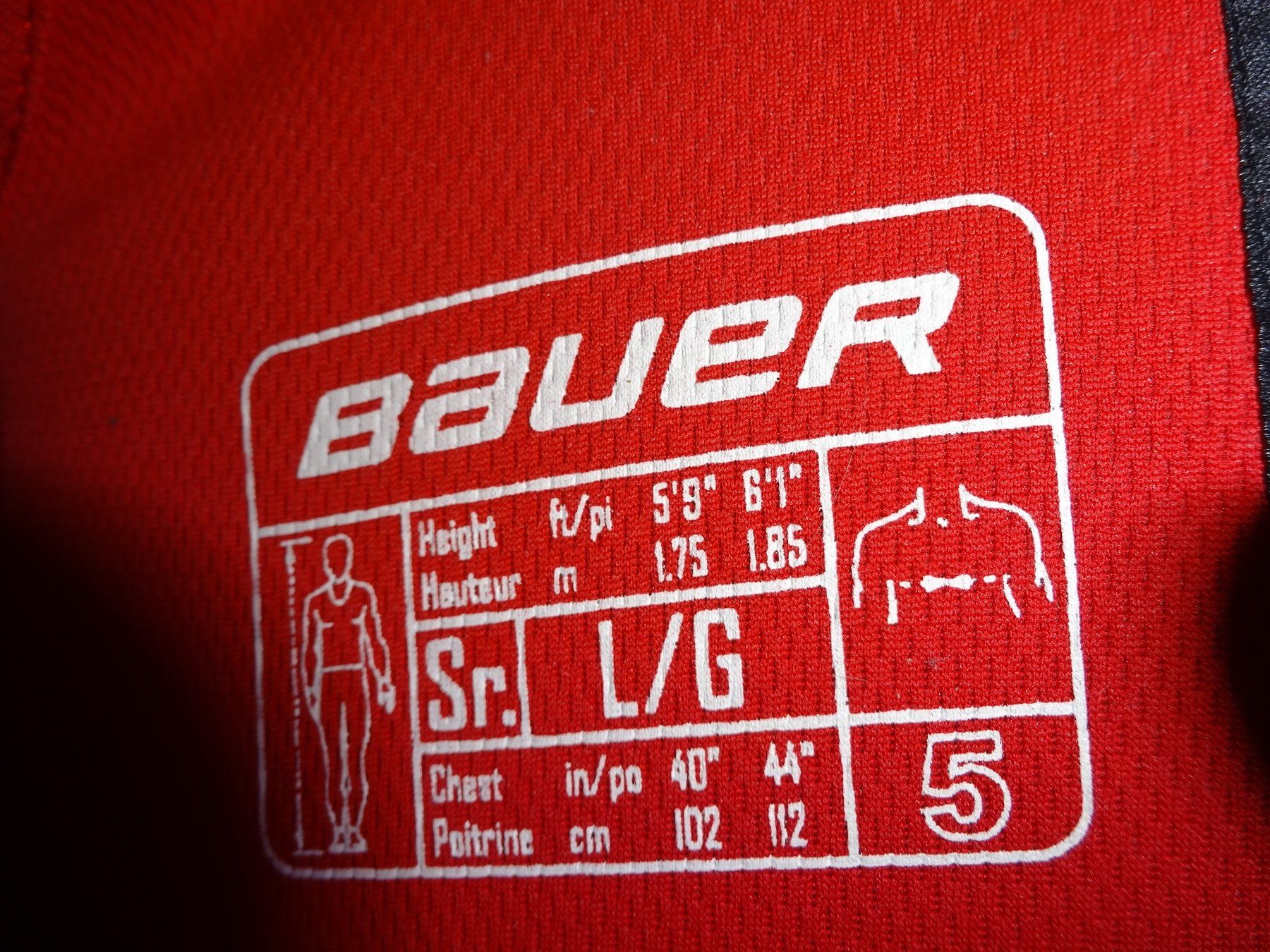 Bauer Protezioni & Imbottiture: Bauer X 7.0 Brustpanzer Schulterschutz SR L – Usato da Dietlikon venduto da Uptrend 2