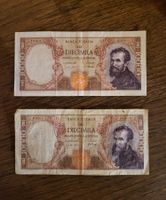2x rares Italienische 10000 Lire Banknote von 196x