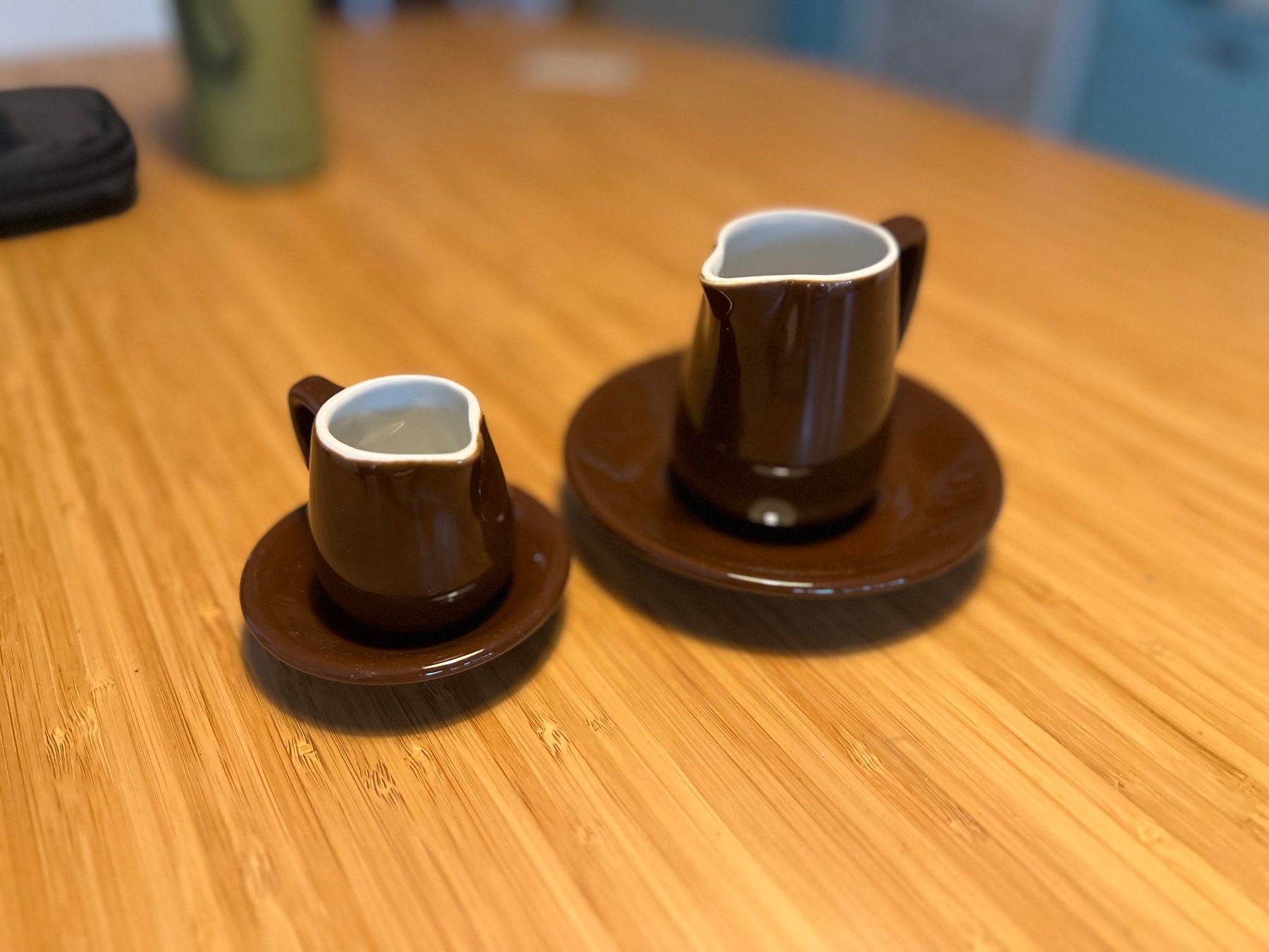 Geschirrsets: Kaffeegedeck, 2er Set, braun, Keramik – Gebraucht aus Chiasso von ludi_a6