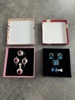2 Schmucksets in rot & blau NEU