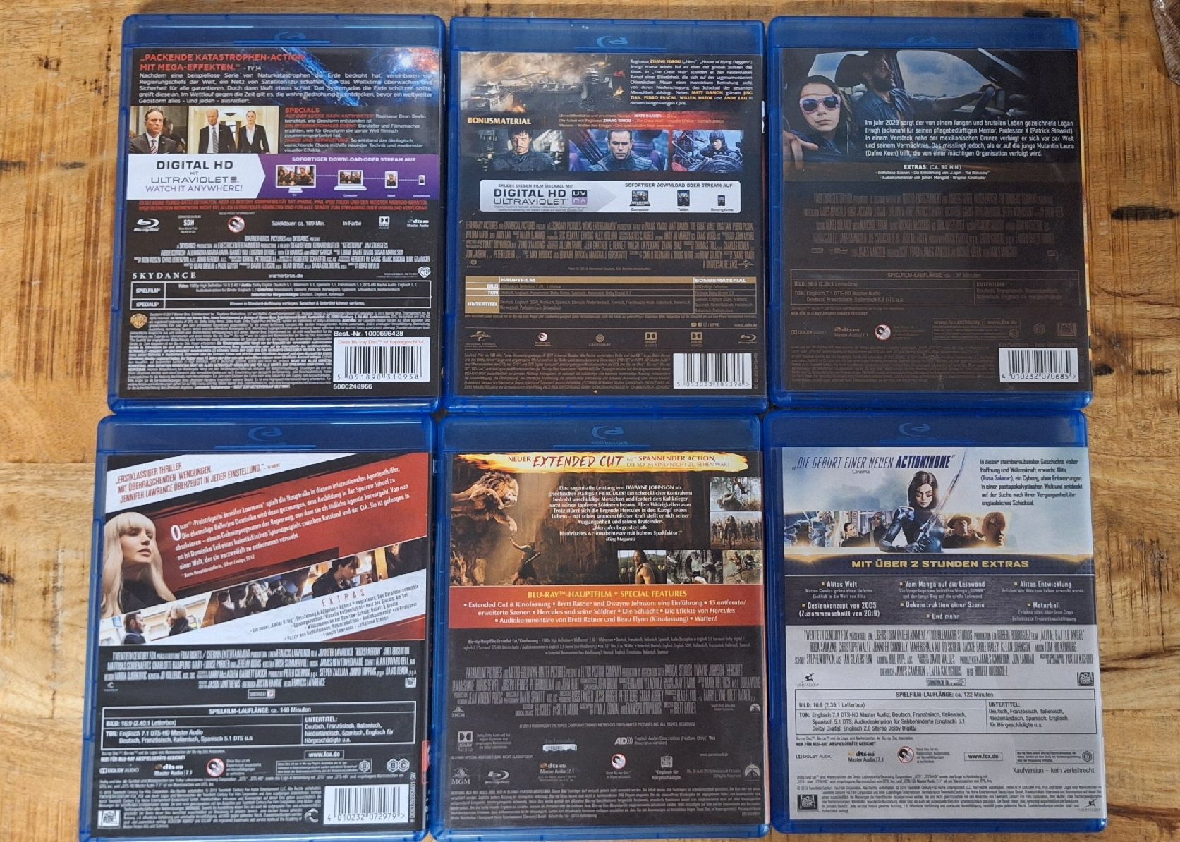 Alle DVDs: Blu-ray Filme 6Stk. – Gebraucht aus Gretzenbach von Chillkrot 1