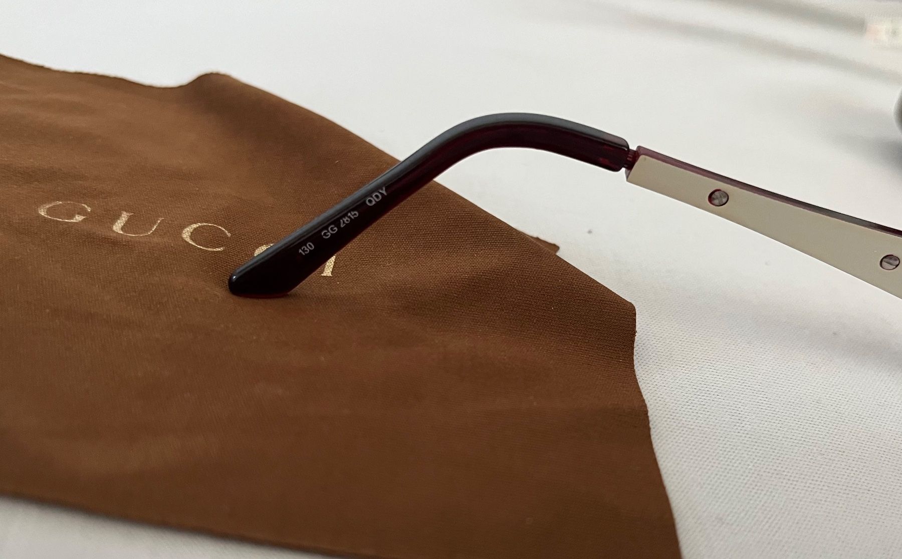 Gucci Occhiali & Lenti: Monture de lunettes vintage Gucci – Usato da Le Crêt-p-Semsales venduto da staglione69 6