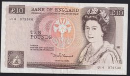 England 10 Pounds 1980