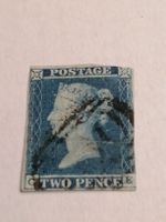 Two Pence Blue 1841, Platte 3 