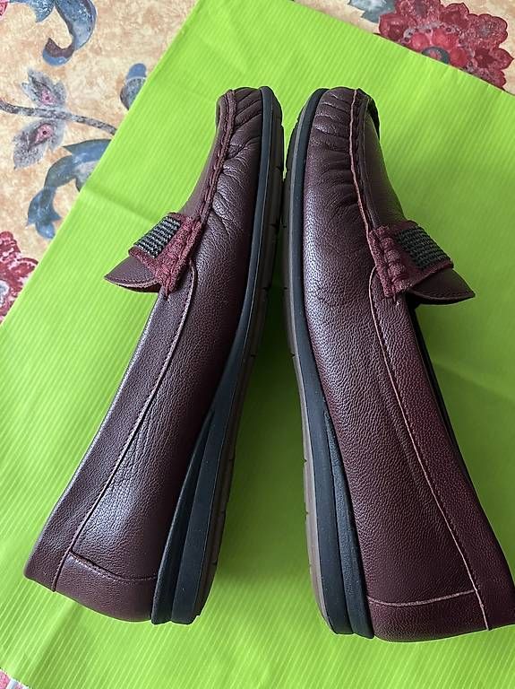 Damenschuhe: Mocassins bordeaux (T.38) – Neu (gemäss Beschreibung) aus Genève von rol_v8q2 2