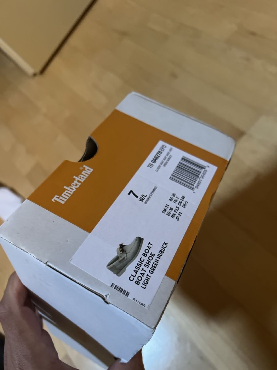 Timberland Scarpe da donna: Timberland Bootsschuhe, hellgrün Nubuck, Grösse 38 – Nuovo e nell'imballaggio originale da Nürensdorf venduto da romano_a 3