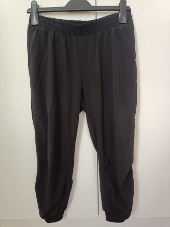 3/4 lange Sport Hose schwarz