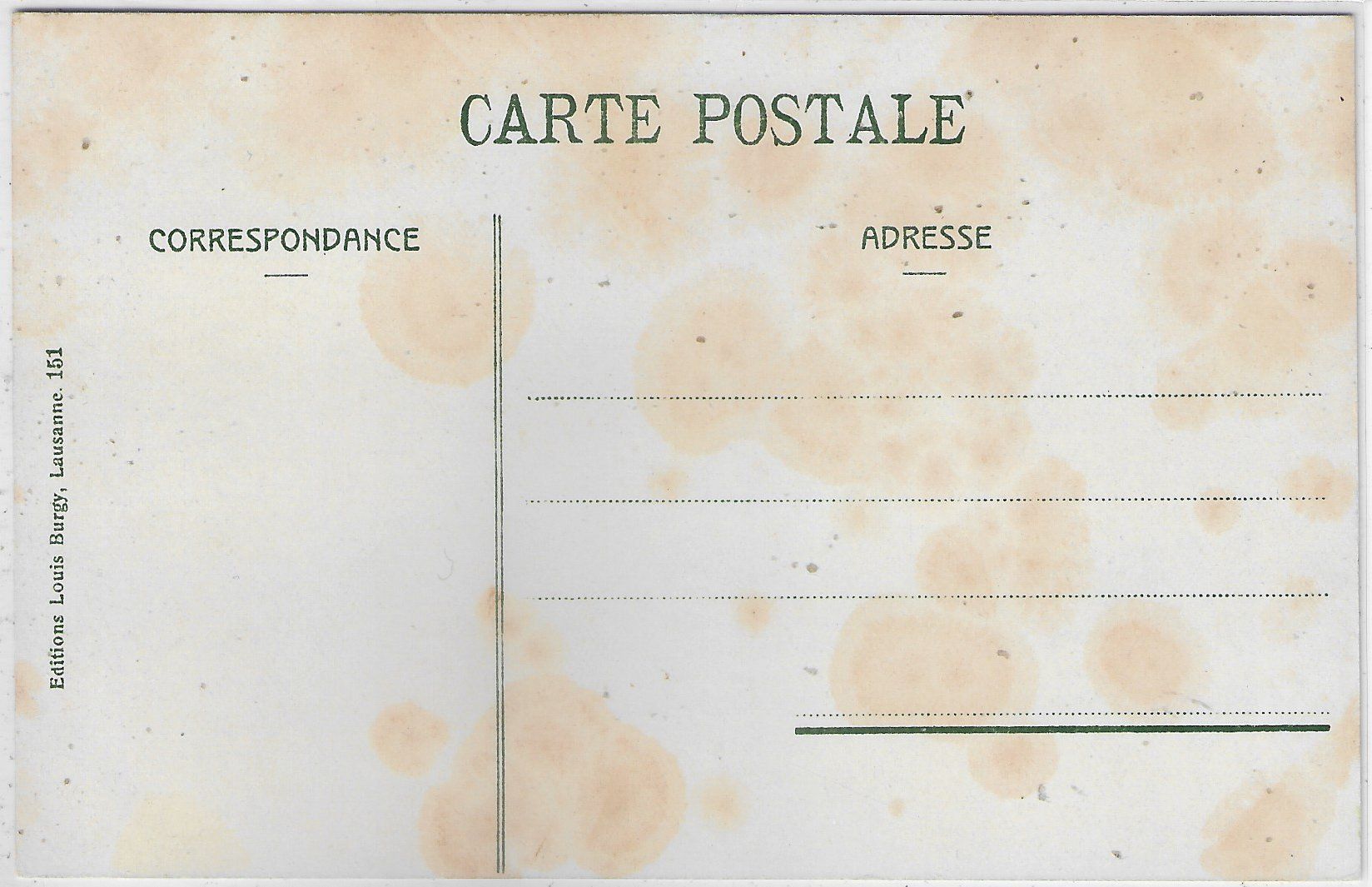 Ansichtskarten: Vue generale de Brigue Brig - Litho – Gebraucht aus Ettingen von Kartenplanet 1