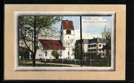 Passepartout-AK Fehraltorf, Kirche und S
