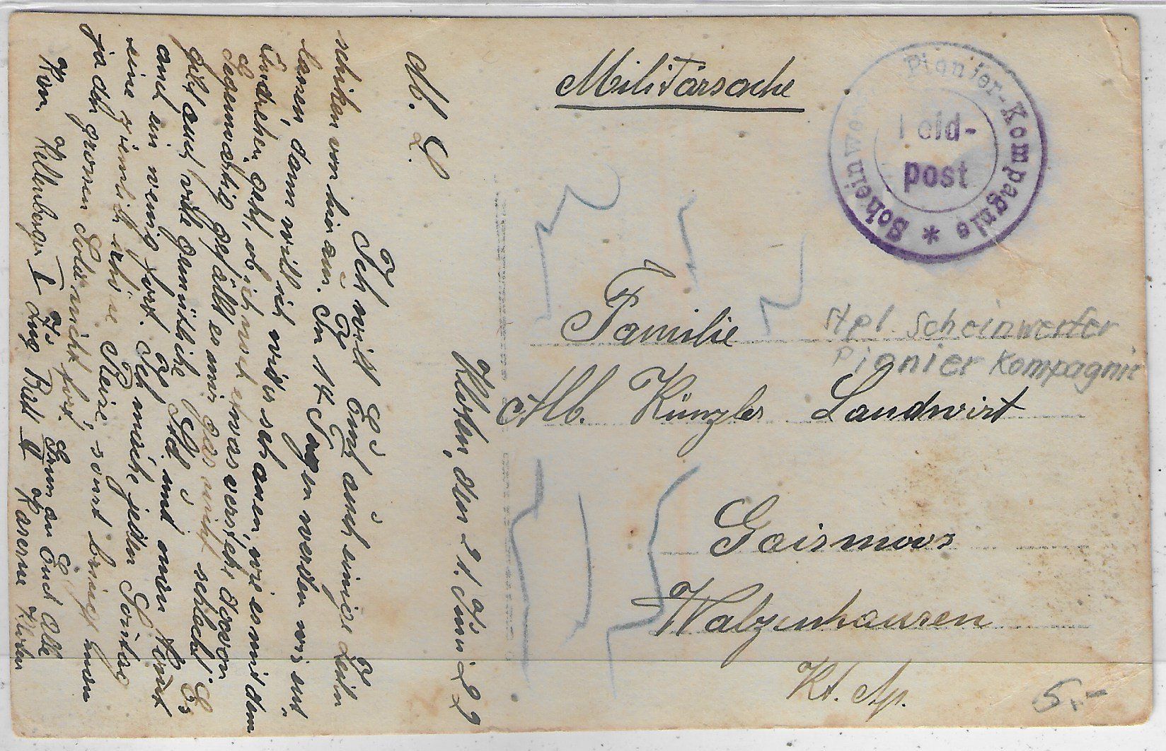Cartoline postali: Armee Suisse - Pionier-Kompanie – Usato da Ettingen venduto da Kartenplanet 1
