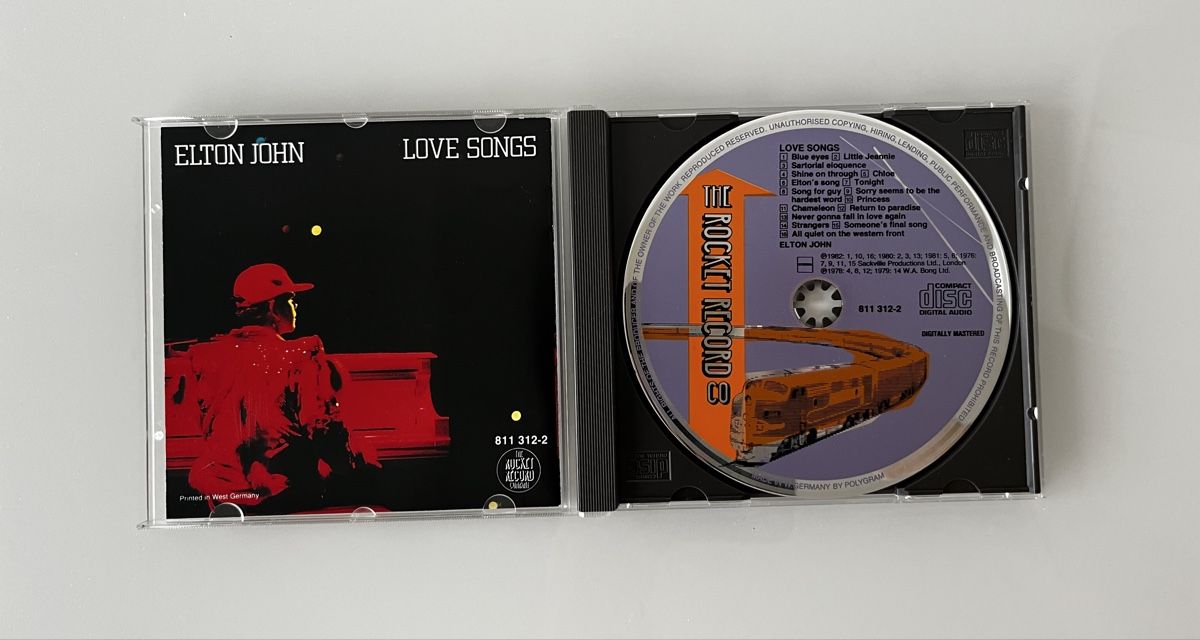 CD: Elton John - Love Songs CD – Usato da Bassersdorf venduto da McRob00 1