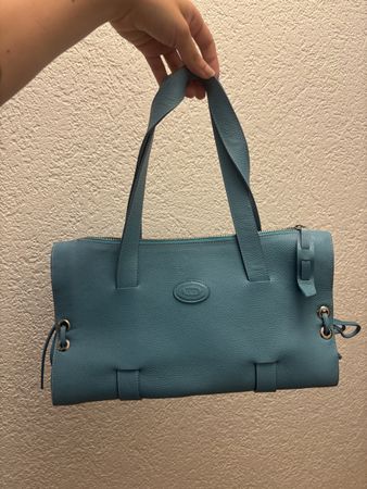 Vintage Tods Handtasche blau sehr guter Zustand