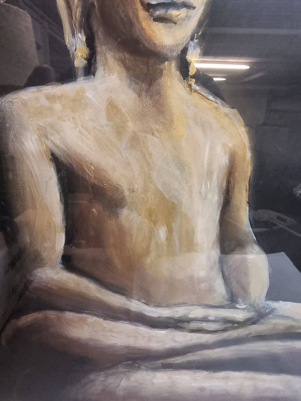 Dipinti: Buddha Bild, gerahmtes Original Gemälde, neuwertig – Usato da Zürich venduto da Budget-Brocki 7