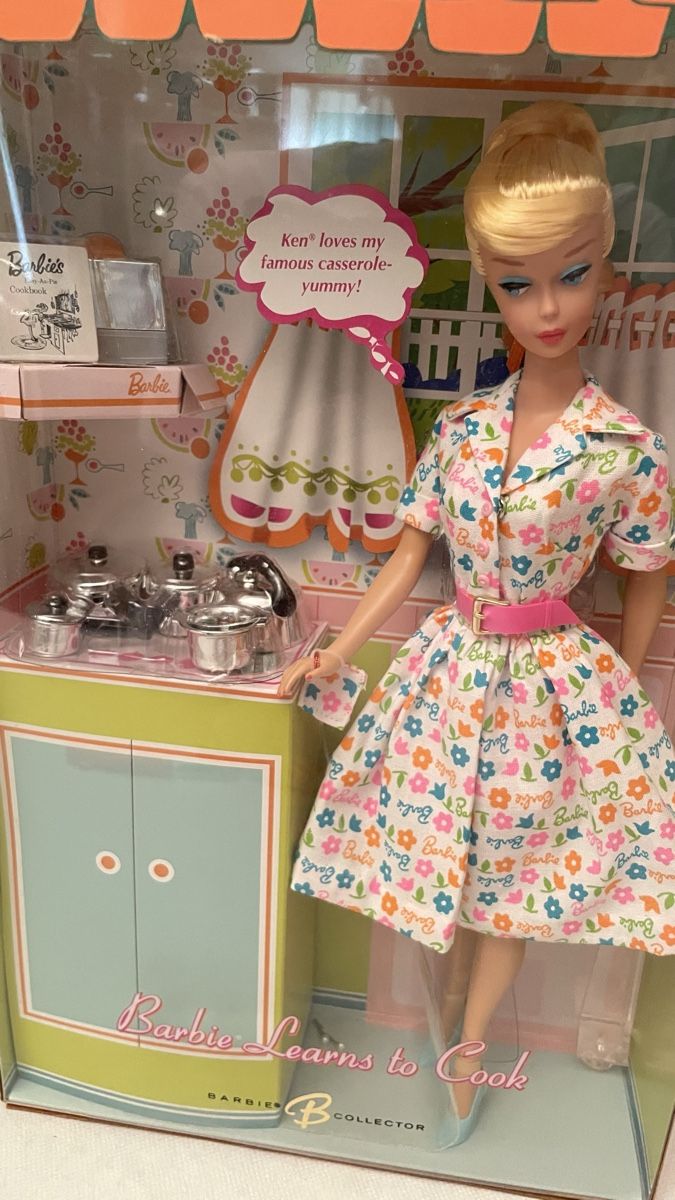 Puppen: Barbie, Learns to cook 1965, Repro 2007, NRFB – Neu und originalverpackt aus BÜLACH von arun8184 3