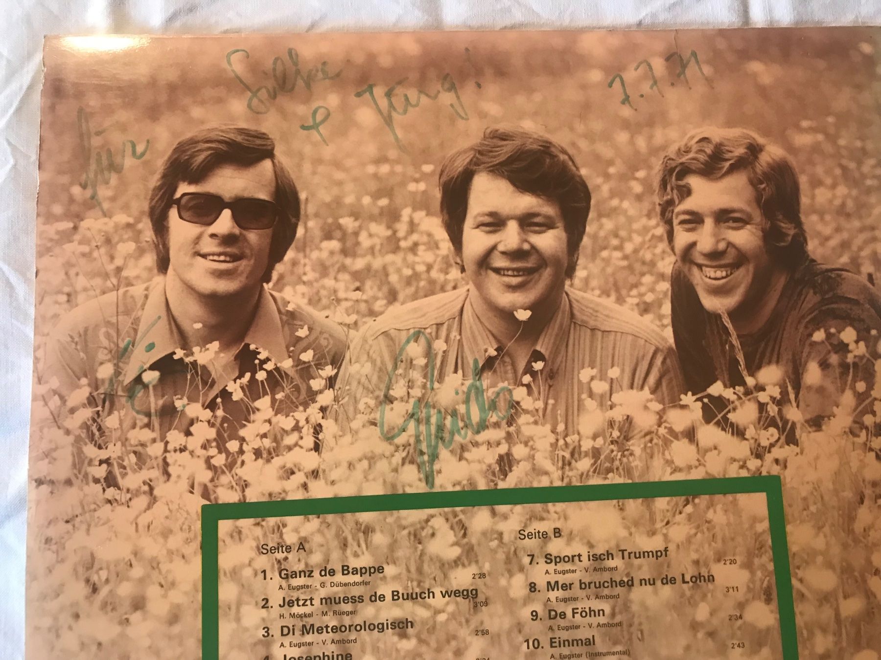Dischi in vinile: Trio Eugster LP signiert – Usato da Ranflüh venduto da ChristinaW01 3