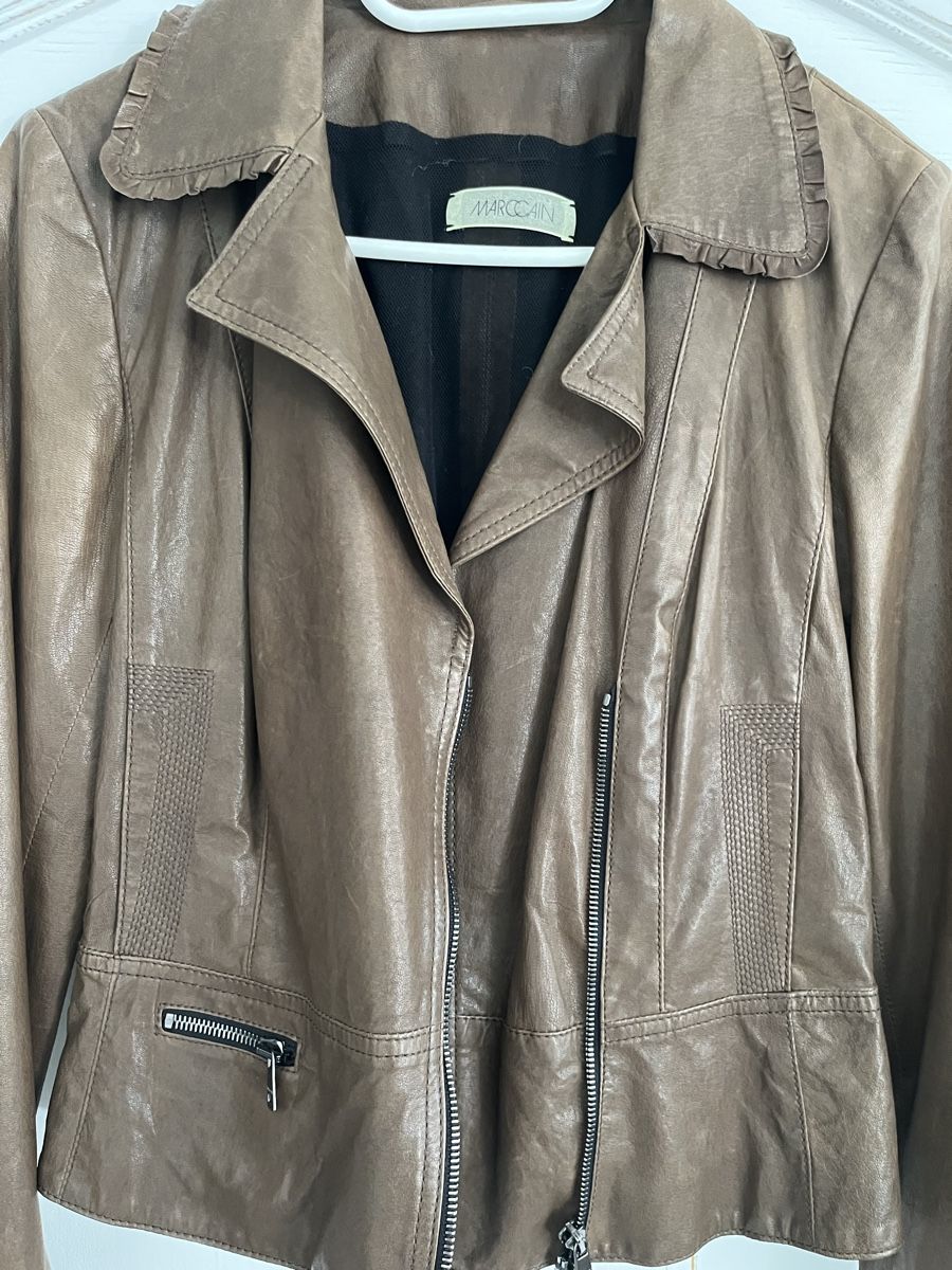 Marc Cain Giacche: Lederjacke - MarcCain - braun - 36 – Usato da Eglisau venduto da superfine7 3