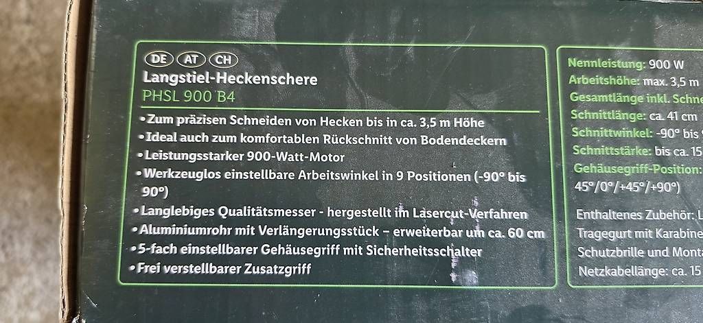 Tous les outils: Teleskop Gartenschere – Neuf avec emballage d'origine à Leibstadt par Stefu79 1
