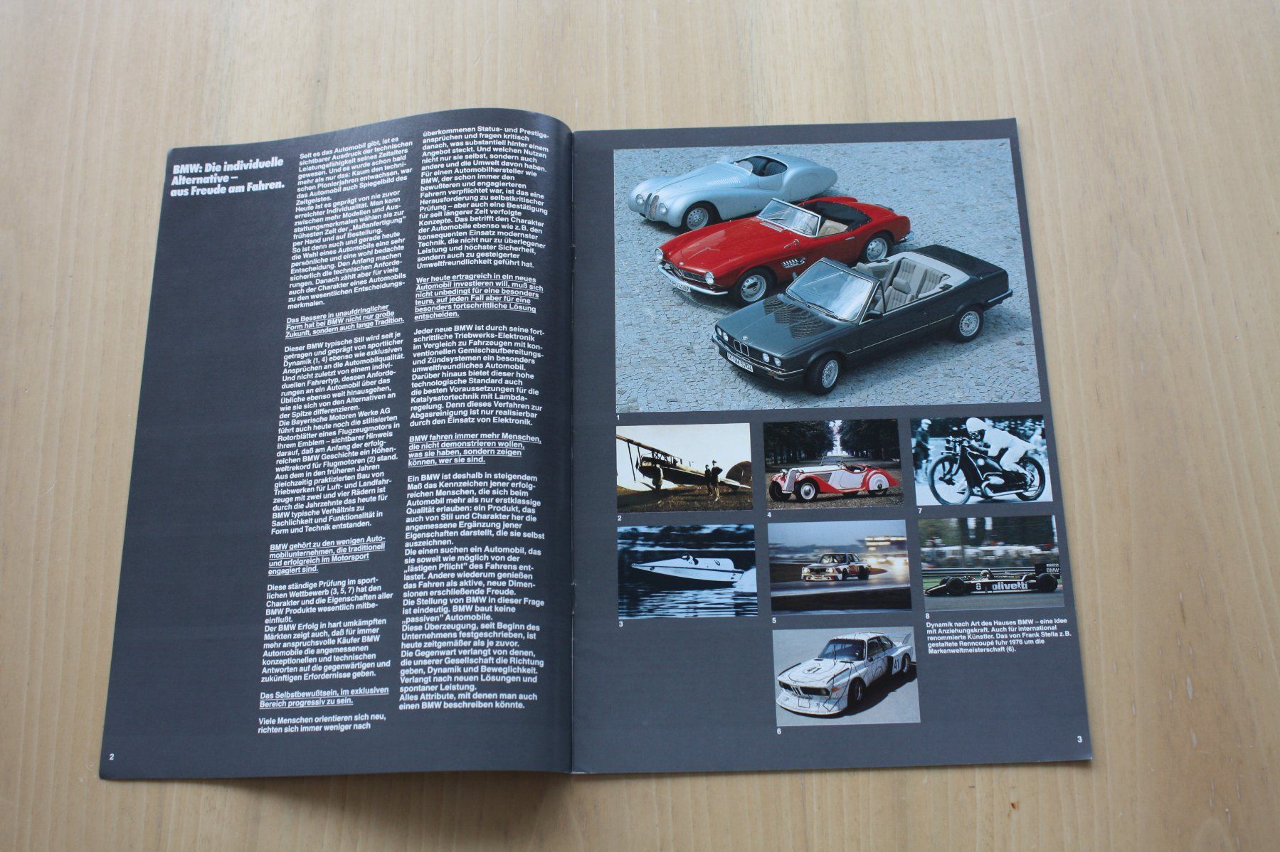 BMW Documents: BMW Modell Programm Prospekt 1986 – D'occasion à Wikon par erwin400 1