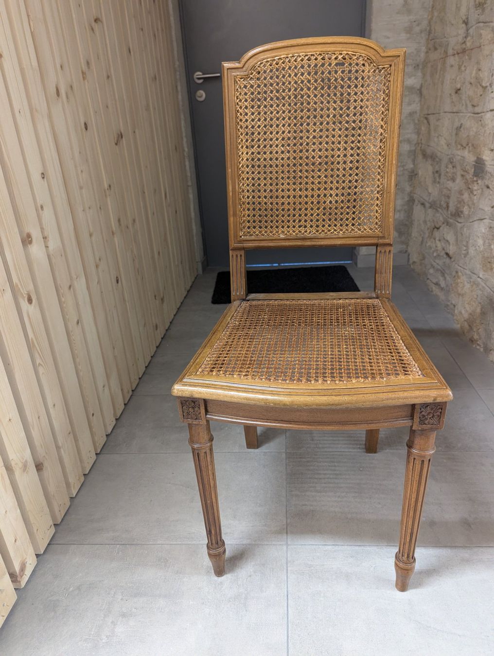 Stühle: Lot de 6 chaises cannées – Gebraucht aus Bretonnières von Pascalejb 1
