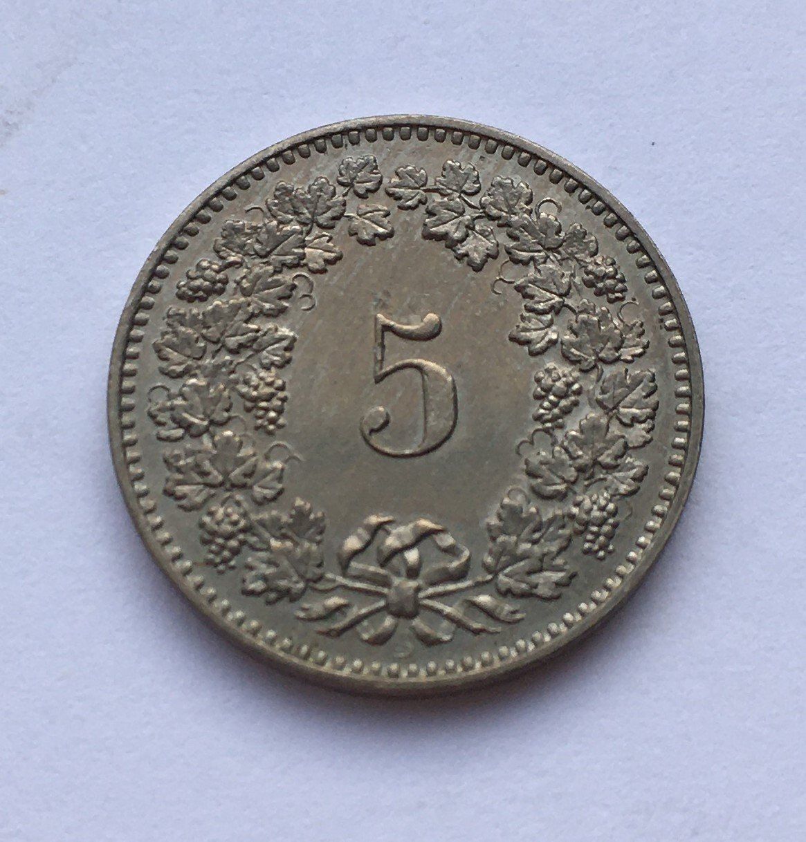 Tutti le monete: 1890 5 Rappen unz – Nuovo (secondo la descrizione) da Kirchberg SG venduto da Helveticus00 1