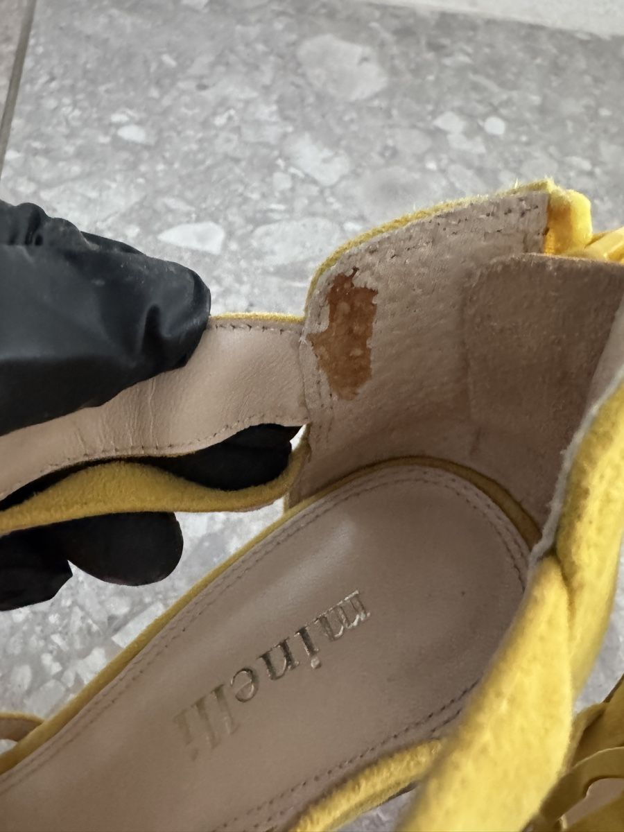 Scarpe da donna: Minelli Yellow Fringed Heels, Size 37 – Usato da Jonen venduto da chrispluess 4