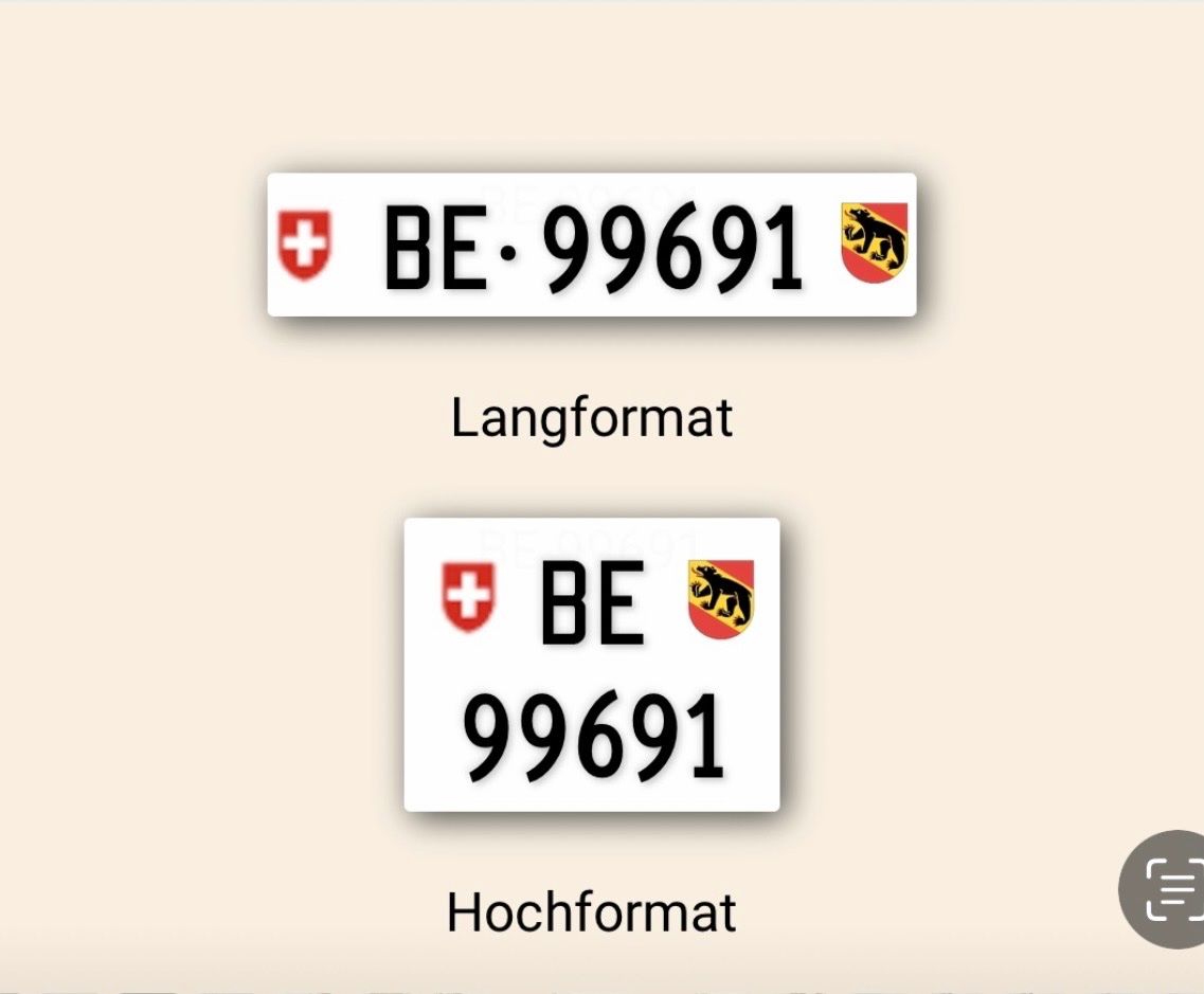 Schilder: Auto Kontrollschild BE 99691 – Neu (gemäss Beschreibung) aus Bern von Mattuca1
