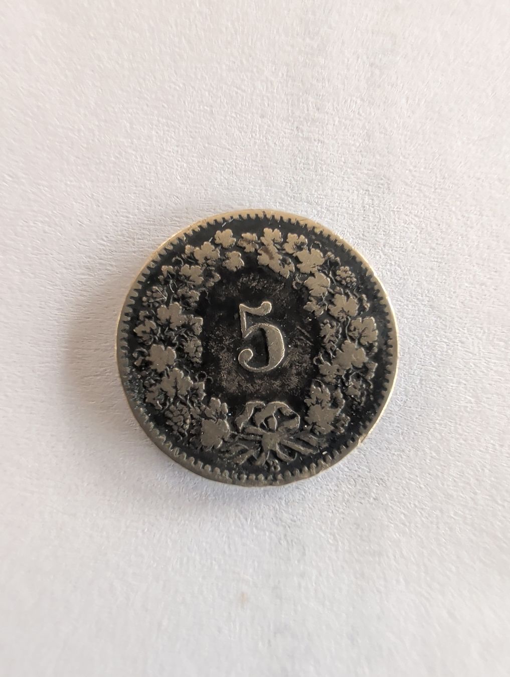 Toutes les monnaies: 5 Rappen von 1872 – D'occasion à Uetendorf par s4-61 1