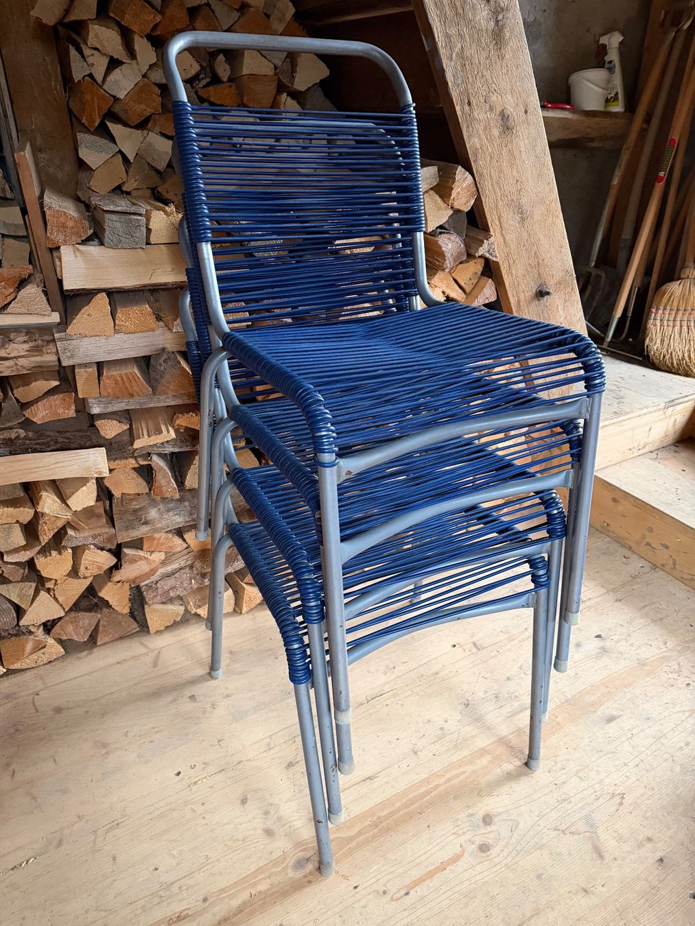 Chaises: Spaghettistühle – D'occasion à Zürich par lupepina01
