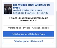 bts arirang paris 17 juillet