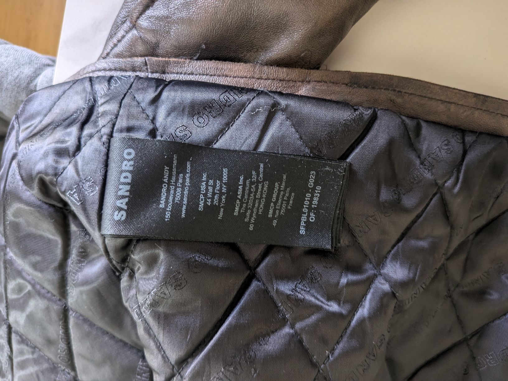 Sandro Jacken: SANDRO PARIS vintage brown leather jacket – Neu (gemäss Beschreibung) aus Vevey von ste_d5zv 6