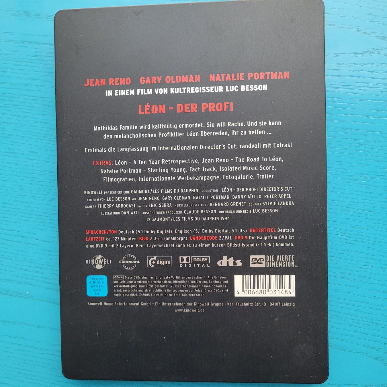 Alle DVDs: Léon -der Profi / Steelbook 2 DVD Box – Gebraucht aus SCHÜBELBACH von CoKaHa 1
