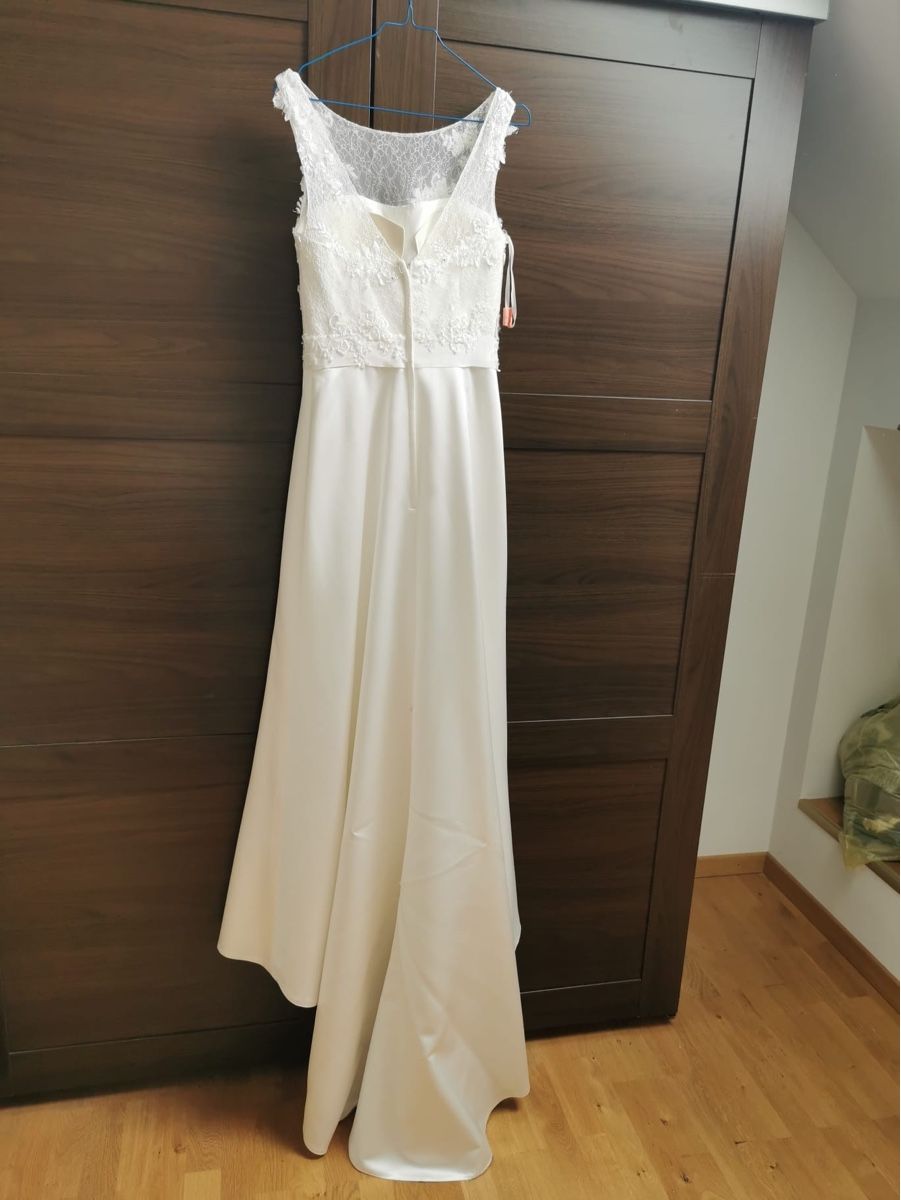 Vestiti: Brautkleid, schlichte A-Linie, Grösse 36 – Usato da Zürich venduto da Drengemann 9