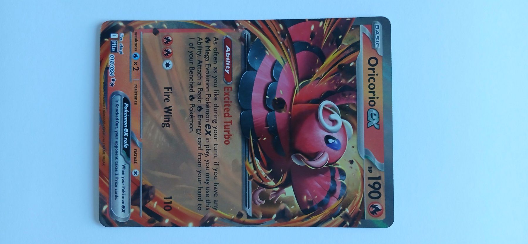 Karten: Oricorio ex 018/094 – Gebraucht aus Lausanne von MaverickV8