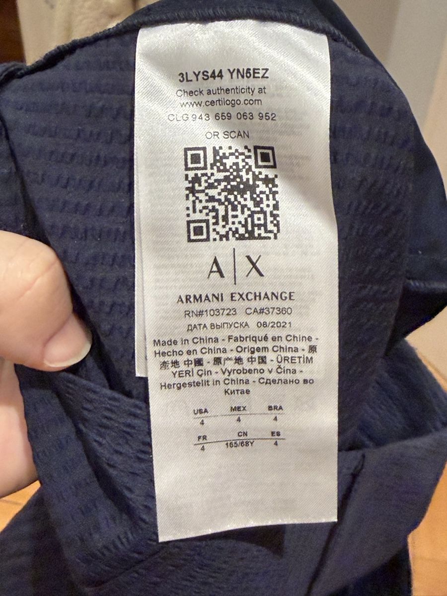 Armani Hosen: Armani Exchange culotte/bermuda - Navy Blue - US Size 4 – Neu (gemäss Beschreibung) aus Genève von jud_xrl8 4