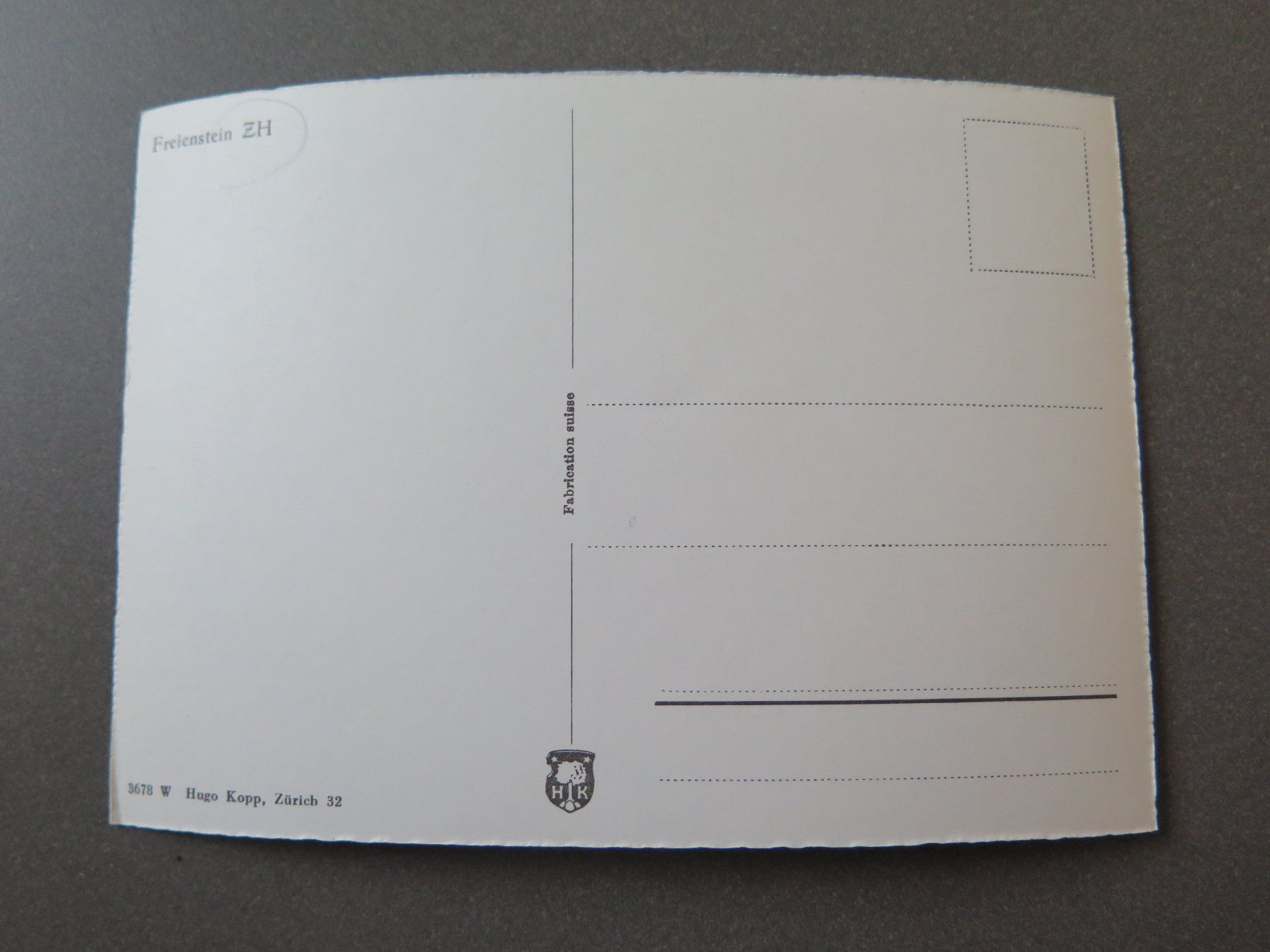Cartes postales: FREIENSTEIN ZH – D'occasion à Wittenbach par lipasal 1