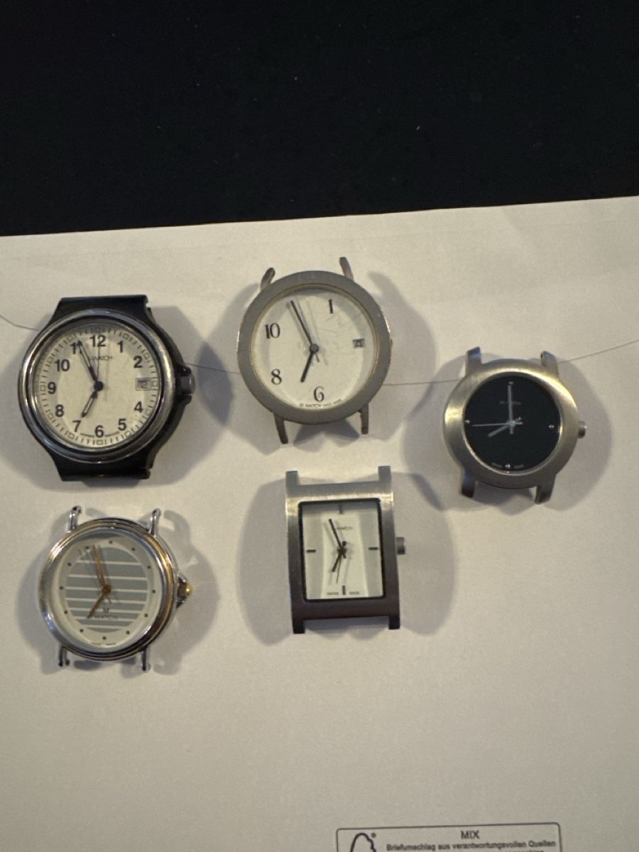 M-Watch Orologi: Lot de 5 montre M Watch – Usato da La Chaux-de-Fonds venduto da lida2005