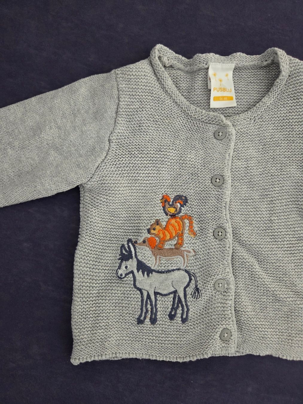 Giacche & Cappotti: Kinder Strickjacke Gr. 68 von PUSBLU – Usato da Basel venduto da kat_69z6 1