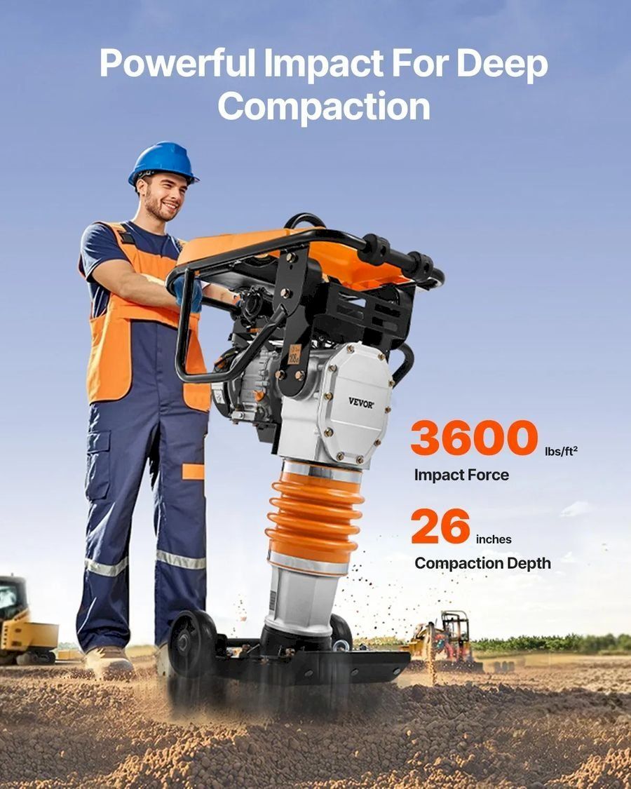 Altro per industria edile: VEVOR Vibrationsstampfer 6.5PS - 3600 lb – Nuovo e nell'imballaggio originale da Bottighofen venduto da zaap 6