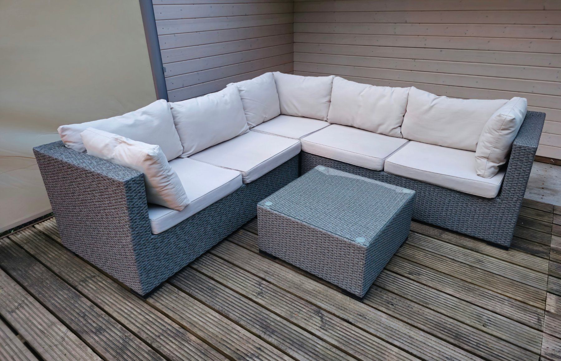 Divani: Gartenlounge mit Beistelltisch – Usato da Etzgen venduto da VierRingeA6 1