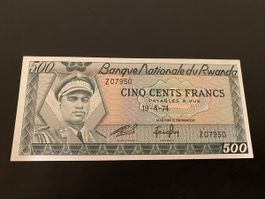 500 Francs, 1974, 1974-04-19, fast bankfrisch