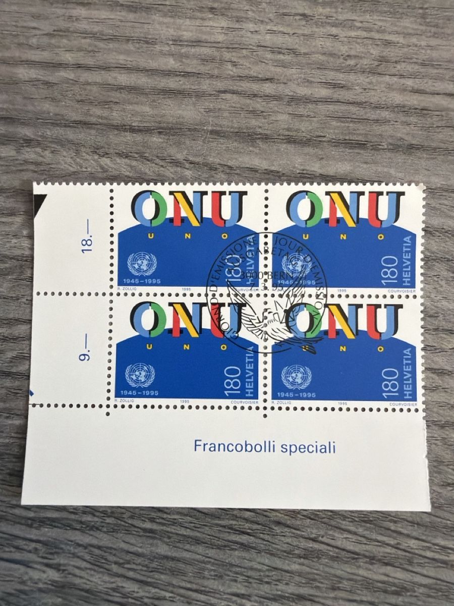 Tutti i francobolli: Briefmarken UNO 180 Rappen 4er Block neu – Nuovo (secondo la descrizione) da Tafers venduto da nicole.ts