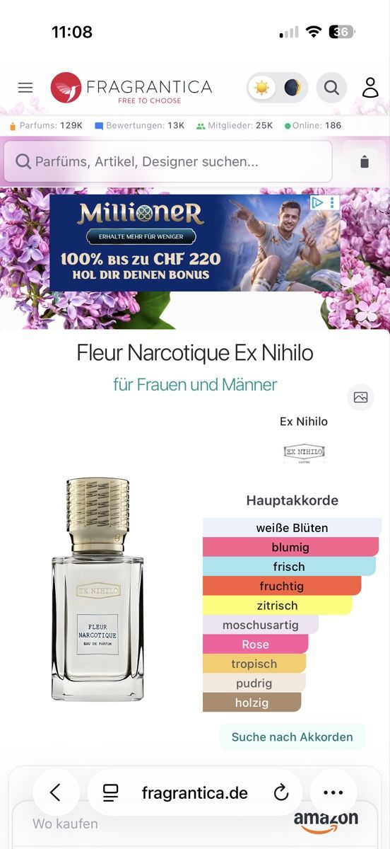 Parfums & Eau de Toilette: Ex Nihilo Fleur Narcotique, 2 ml – D'occasion à Sursee par nri_sbv9 1