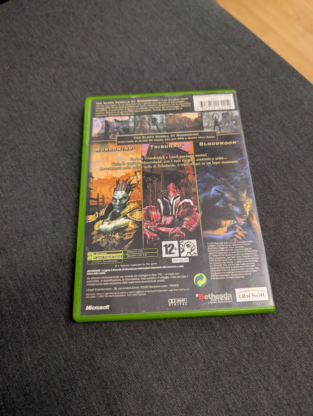 Jeux: The Elder scrolls III Morrowind Microsoft Xbox – D'occasion à Giubiasco par Ticinerd 1