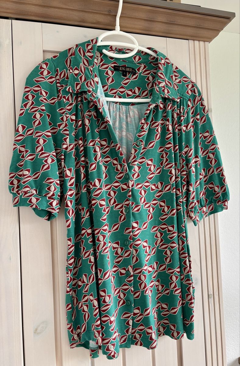 King Louie Camicette: King Louie Bluse, Gr.L, neu! – Nuovo (secondo la descrizione) da Steffisburg venduto da Bird304 2