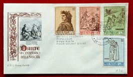 VATIKAN 700. GEBURTSTAG DANTE ALIGHIERI FDC 1965